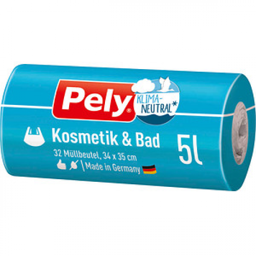 Pely Kosmetikbeutel 5,0 l weiß, 32 St.