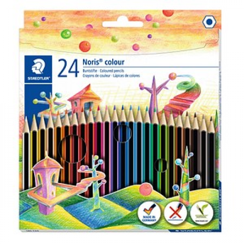 STAEDTLER Noris® colour 185 Buntstifte farbsortiert, 24 St.