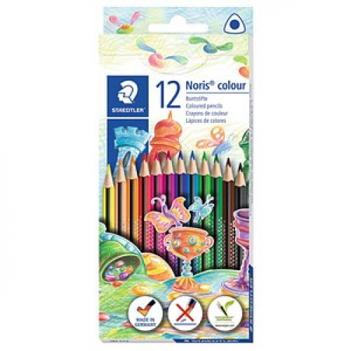 STAEDTLER Noris® colour 187 Buntstifte farbsortiert, 12 St.