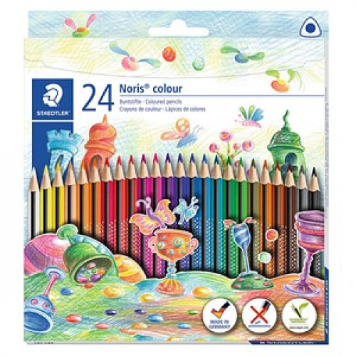 STAEDTLER Noris® colour 187 Buntstifte farbsortiert, 24 St.