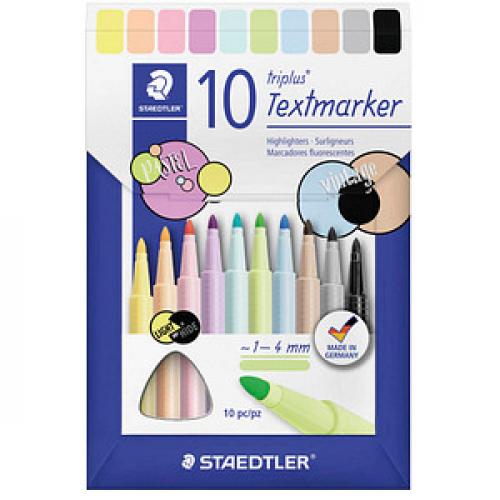 STAEDTLER triplus textsurfer Textmarker farbsortiert, 10 St.