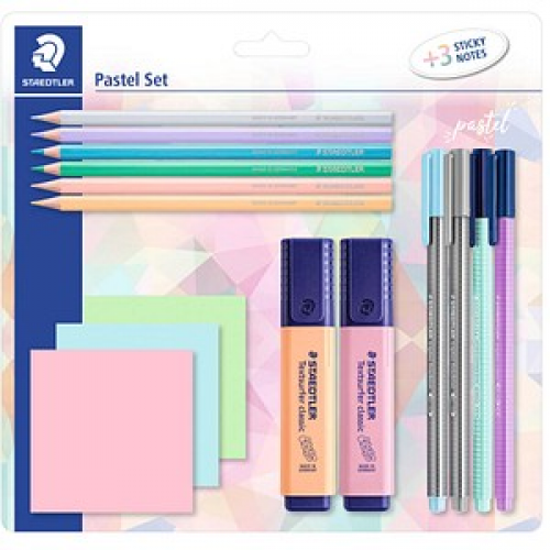 STAEDTLER Schreibset Pastell farbsortiert