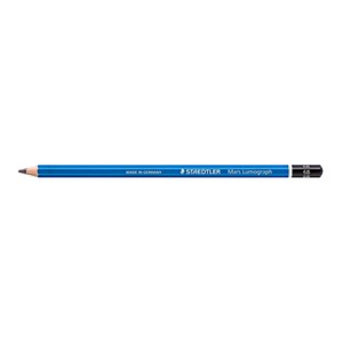 STAEDTLER Mars Lumograph Bleistift 6B blau, 1 St.