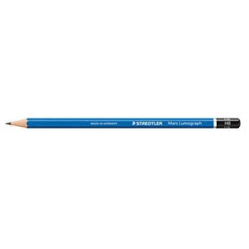 STAEDTLER Mars Lumograph 100 Bleistifte HB blau, 12 St.