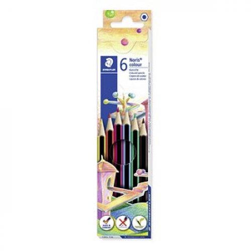 STAEDTLER Noris® colour 185 Buntstifte farbsortiert, 6 St.