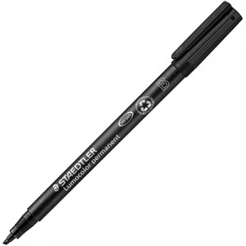 STAEDTLER Lumocolor® Folienstift schwarz 1,0 - 2,5 mm permanent