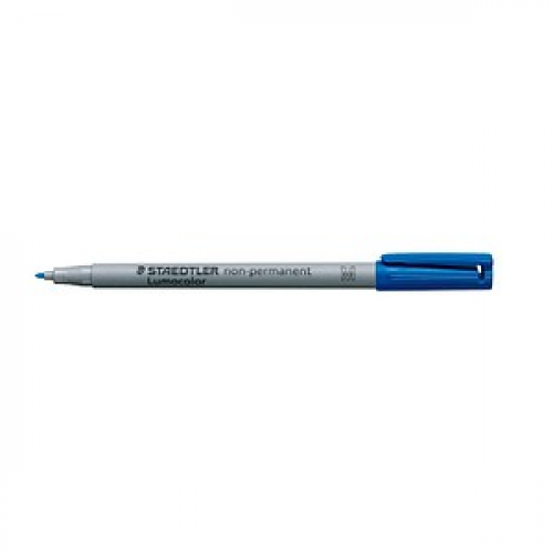 STAEDTLER Lumocolor Folienstift blau 1,0 mm non-permanent