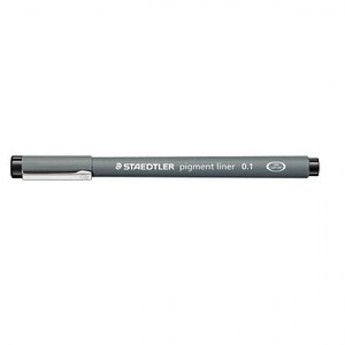 STAEDTLER pigmentliner 308 Fineliner schwarz 0,1 mm, 1 St.