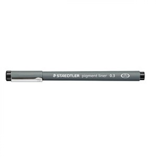 STAEDTLER pigment liner 308 Fineliner schwarz 0,3 mm, 1 St.