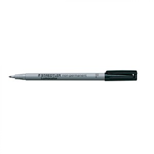 10 STAEDTLER Lumocolor Folienstifte schwarz 0,6 mm non-permanent