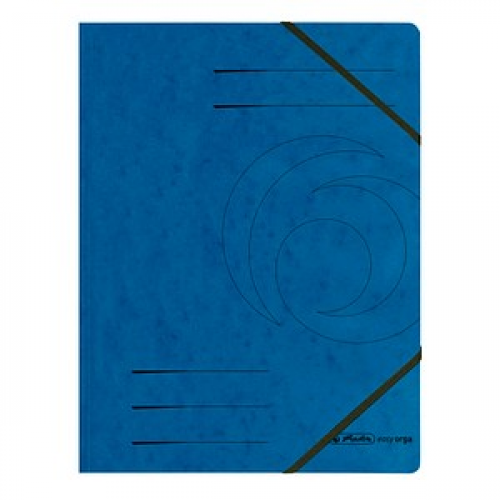 5 herlitz Eckspanner easy orga DIN A4 blau