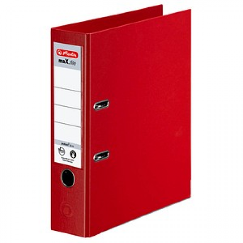 herlitz maX.file protect plus Ordner rot Kunststoff 8,0 cm DIN A4