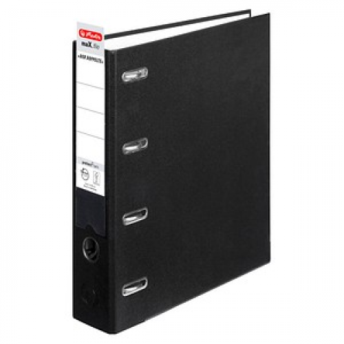 herlitz maX.file protect Doppelordner schwarz Karton 7,0 cm