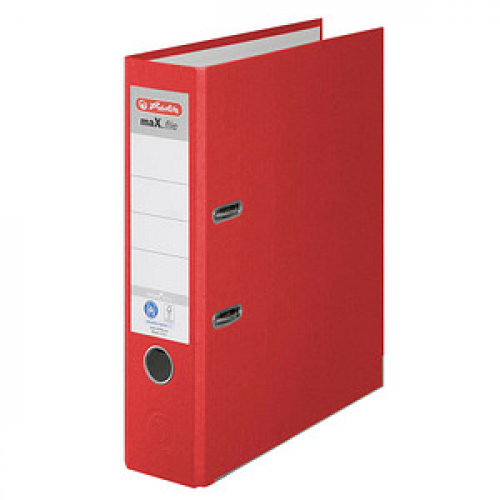 herlitz maX.file nature plus Ordner rot Karton 8,0 cm DIN A4