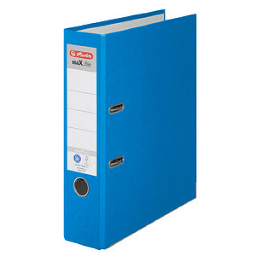 herlitz maX.file nature plus Ordner blau Karton 8,0 cm DIN A4