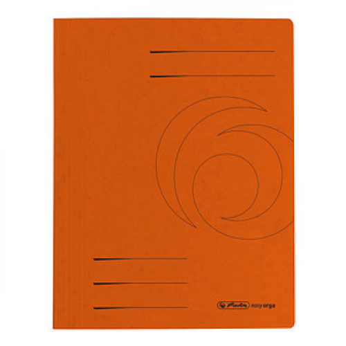 herlitz Schnellhefter Quality Karton orange DIN A4