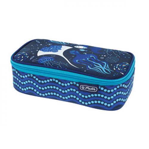 herlitz Schlampermäppchen beatBox Deep Ocean Motiv, 22,5 x 12,0 cm