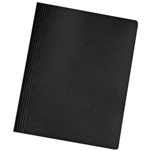 10 herlitz Schnellhefter Karton schwarz DIN A4