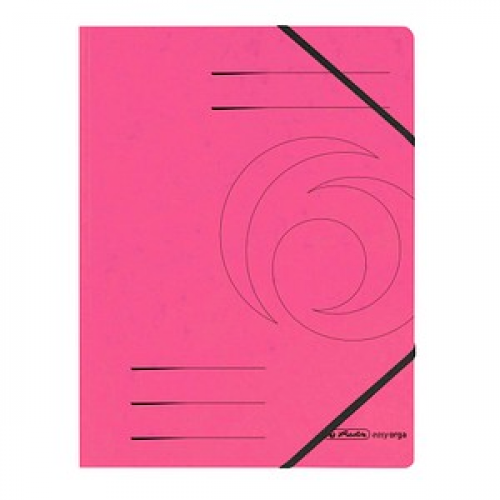 5 herlitz Eckspanner easy orga DIN A4 pink