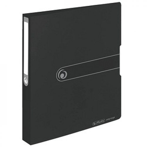 herlitz Ringbuch 2-Ringe schwarz 3,8 cm DIN A4