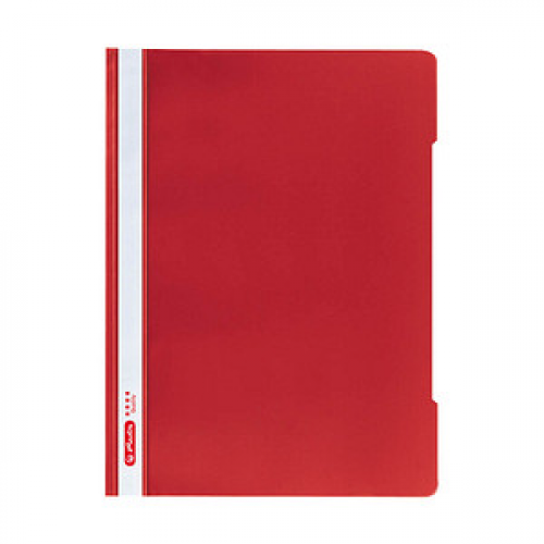 herlitz Schnellhefter Quality Kunststoff rot DIN A4