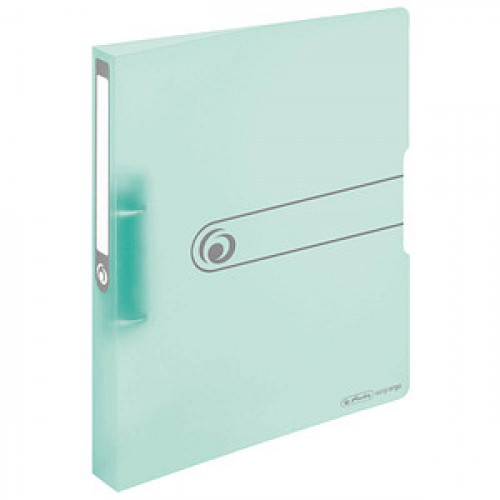 herlitz Ringbuch 2-Ringe grün-transparent 3,8 cm DIN A4