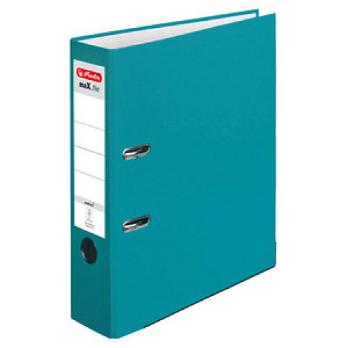 herlitz maX.file protect Ordner caribbean turquoise Kunststoff 8,0 cm DIN A4