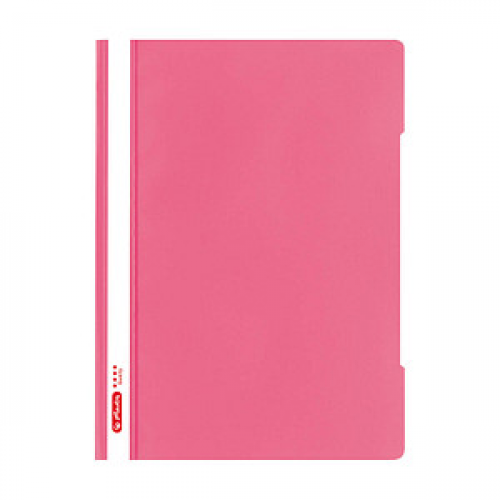 herlitz Schnellhefter Quality Kunststoff pink DIN A4