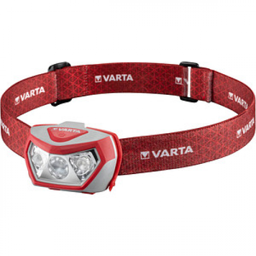 VARTA Outdoor Sports H20 Pro LED Stirnlampe rot, 200 Lumen