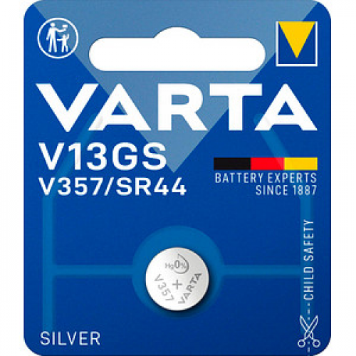 VARTA Knopfzelle V 13 GS/V357/SR44 1,55 V