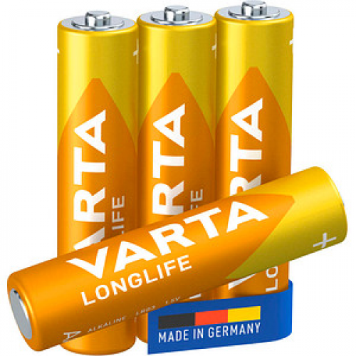 4 VARTA Batterien LONGLIFE Micro AAA 1,5 V