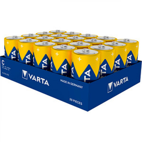 20 VARTA Batterien LONGLIFE Power Baby C 1,5 V