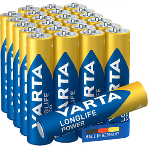 24 VARTA Batterien LONGLIFE Power Micro AAA 1,5 V