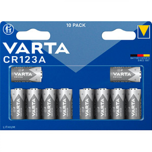 10 VARTA Batterien CR123A Fotobatterie 3,0 V