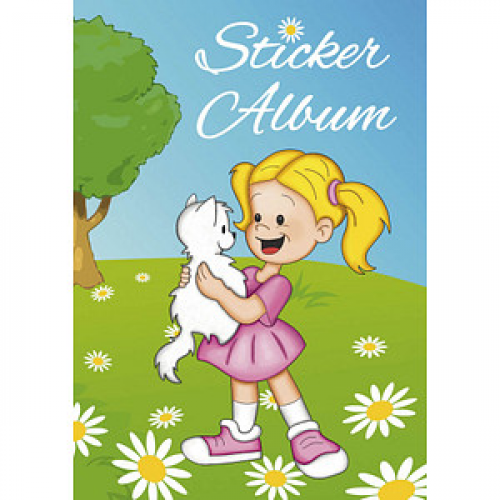 HERMA Stickeralbum Beste Freunde Kinder 14,8 x 21,0 cm, 40 weiße Seiten