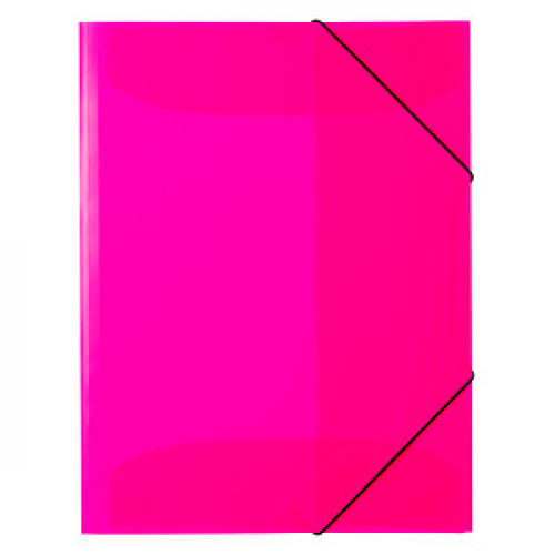 HERMA Schnellhefter Neon Kunststoff neon-pink DIN A4