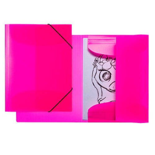 HERMA Sammelmappe Neon DIN A4 neon-pink