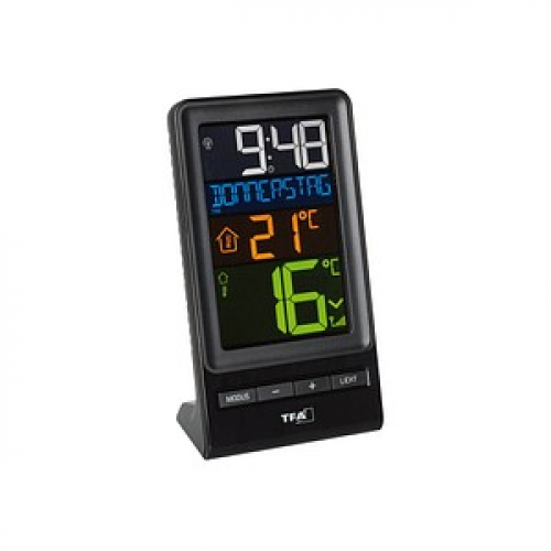 TFA® SPIRA 30.3064.01 Thermometer schwarz