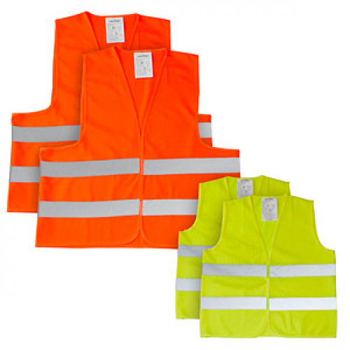 LEINA-WERKE unisex Warnwesten FAMILY 2+2 orange Einheitsgröße