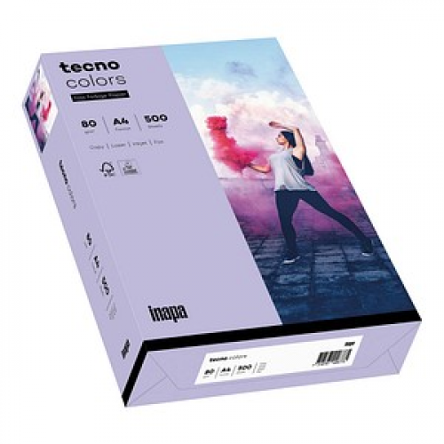 tecno Kopierpapier colors violett DIN A4 80 g/qm 500 Blatt