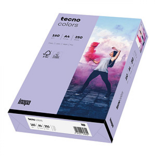 tecno Kopierpapier colors violett DIN A4 160 g/qm 250 Blatt