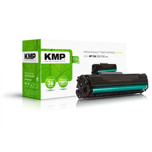 KMP H-T14  schwarz Toner kompatibel zu HP 12A; Canon  703(Q2612A;  7616A005)