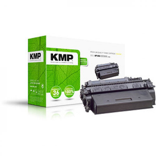 KMP H-T237  schwarz Toner kompatibel zu HP 05XXL (CE505X)