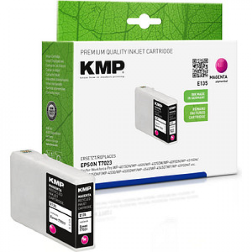 KMP E135  magenta Druckerpatrone kompatibel zu EPSON T7023XL