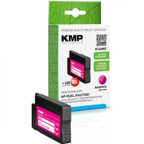 KMP H166MX  magenta Druckerpatrone kompatibel zu HP 953XL (F6U17AE)