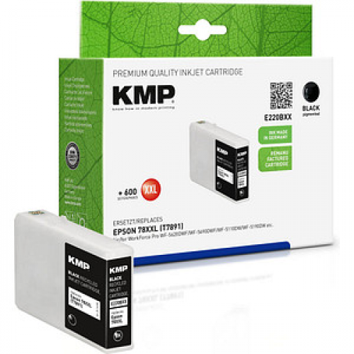 KMP E220BXX  schwarz Druckerpatrone kompatibel zu EPSON T7891XXL