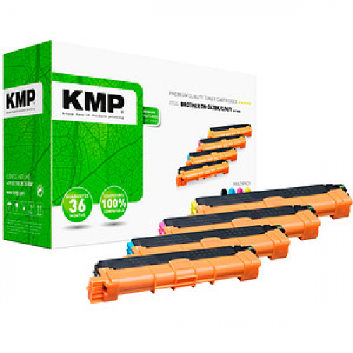 KMP B-T09M  schwarz, cyan, magenta, gelb Toner kompatibel zu brother TN243BK/C/M/Y, 4er-Set