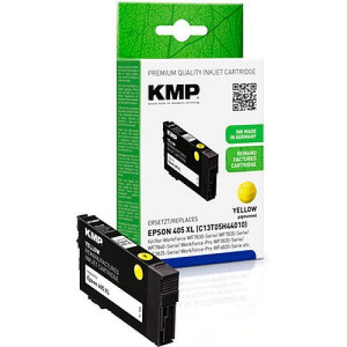 KMP  gelb Druckerpatrone kompatibel zu EPSON 405XL Y