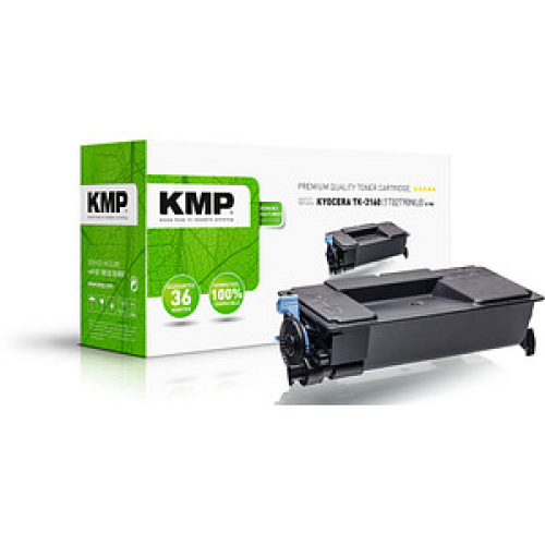 KMP K-T80  schwarz Toner kompatibel zu KYOCERA TK-3160