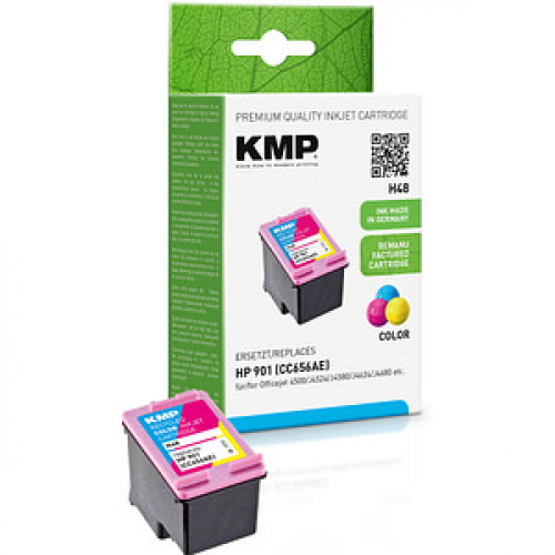 KMP H48  color Druckerpatrone kompatibel zu HP 901XL (CC656EE)